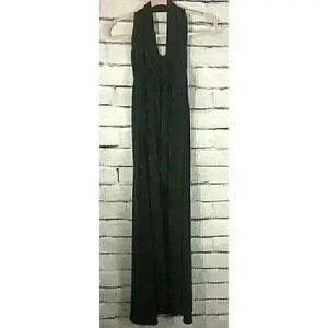 Tobi Women's Black Long Haltered Neck Maxi Dress Size XS